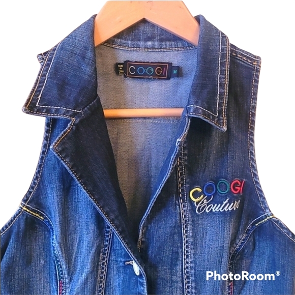 Coogi Couture  Denim Vest - Picture 2 of 12